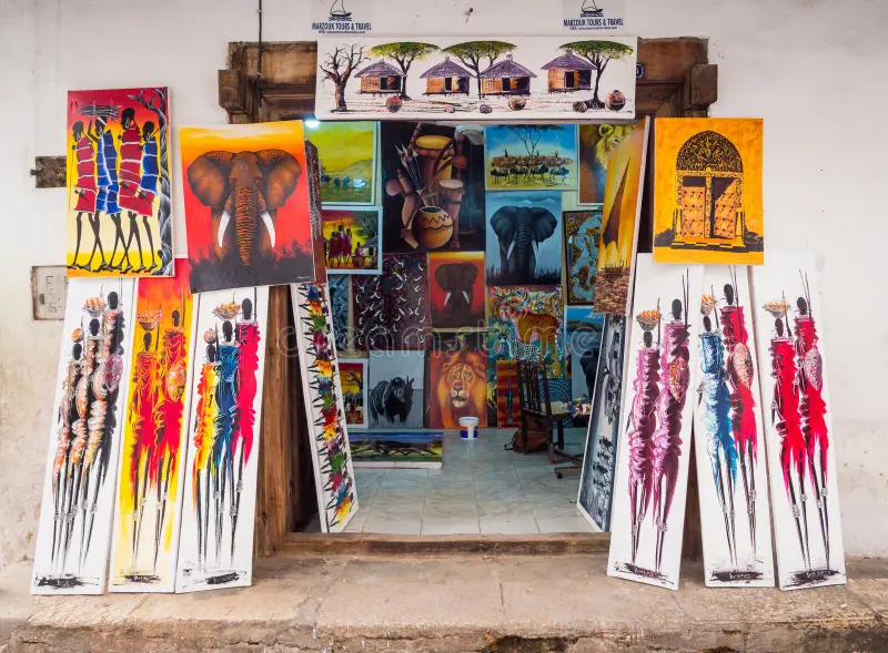tingatinga-tinga-tinga-paintings-stone-town-zanzibar-tanzania-local-store-selling